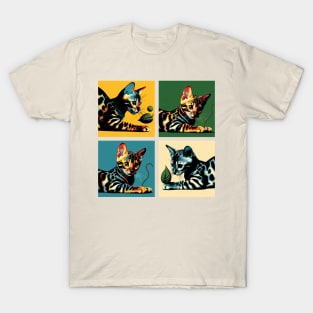 Cat Bengal Pop Art - Cute Kitties T-Shirt